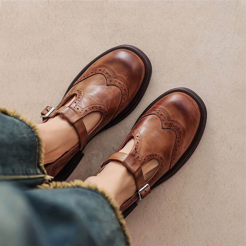 Talvanna | Mary Jane eleganti in pelle
