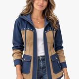 Matilde – Giacca patchwork con cappuccio – 1