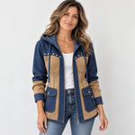 Matilde – Giacca patchwork con cappuccio – 3