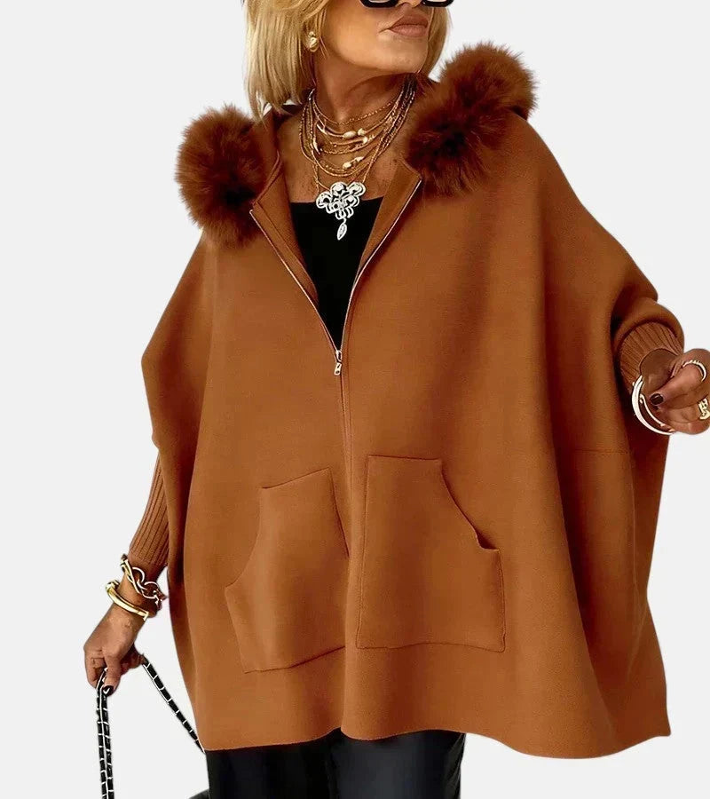 Miriam – Giacca con cappuccio e collo decorativo – 6