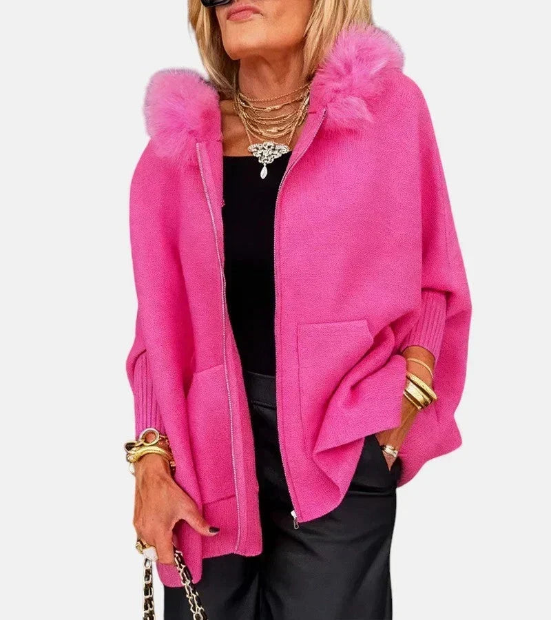 Miriam – Giacca con cappuccio e collo decorativo – 9