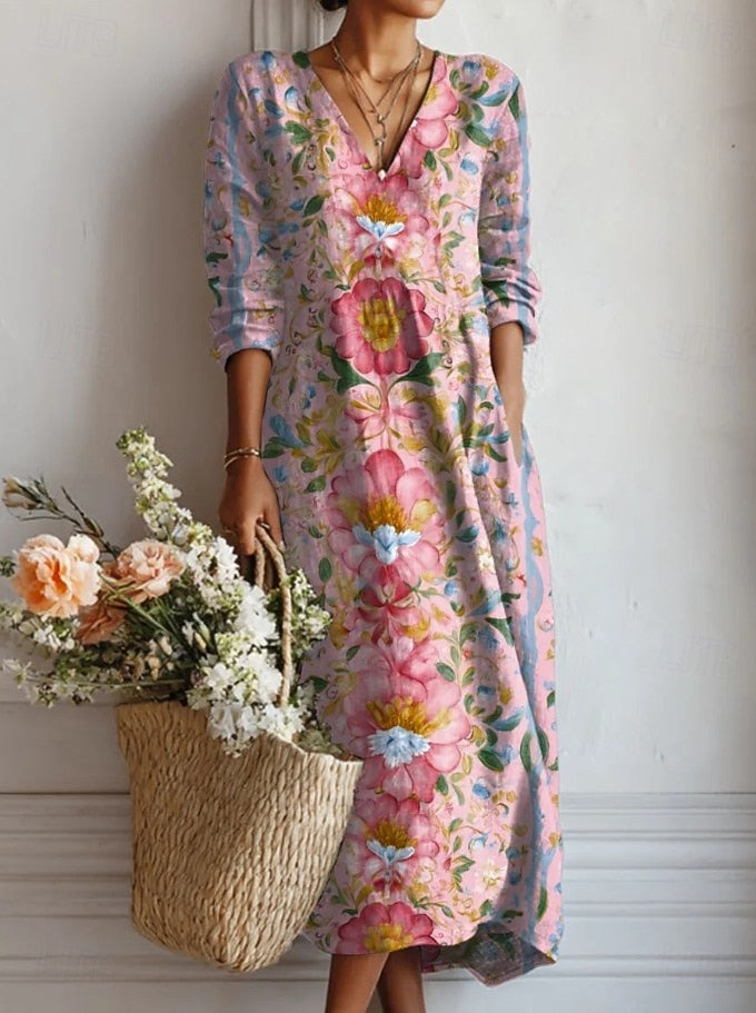 Kelly | Abito Boho Multicolore