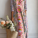 Kelly | Abito Boho Multicolore