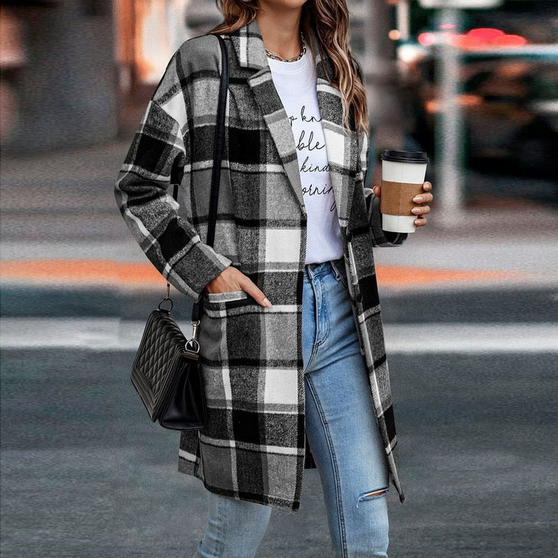Nadia – Cappotto a quadri con revers – 3