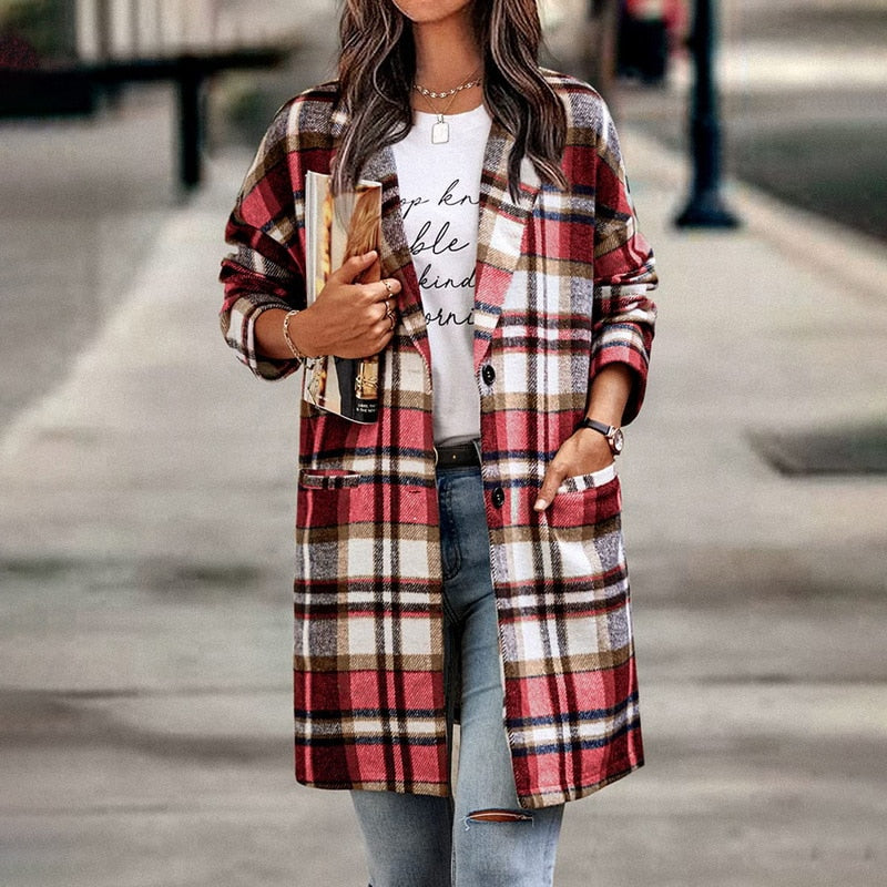 Nadia – Cappotto a quadri con revers – 5