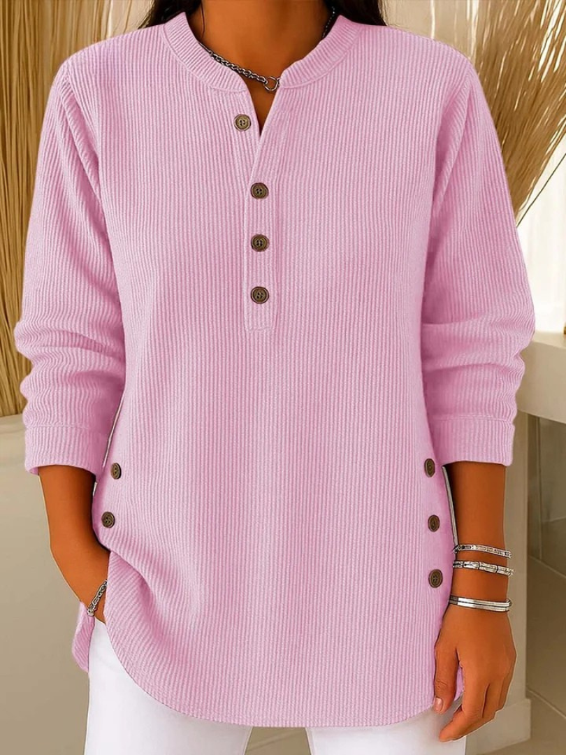 Nieves | Tunica Henley con bottoni