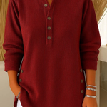 Nieves | Tunica Henley con bottoni