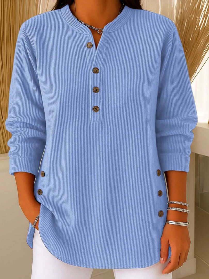 Nieves | Tunica Henley con bottoni