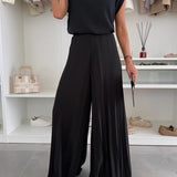 Marisella | Set top e pantaloni plissettati