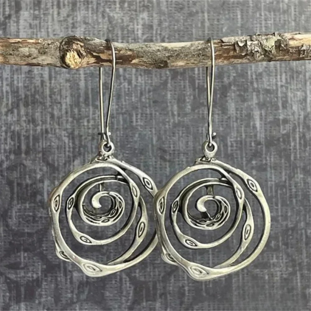 Orecchini in argento Labirinto – Immagine 1