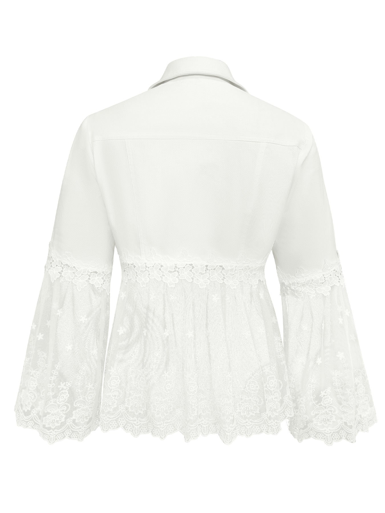 Serena | Giacca con Inserti in Pizzo