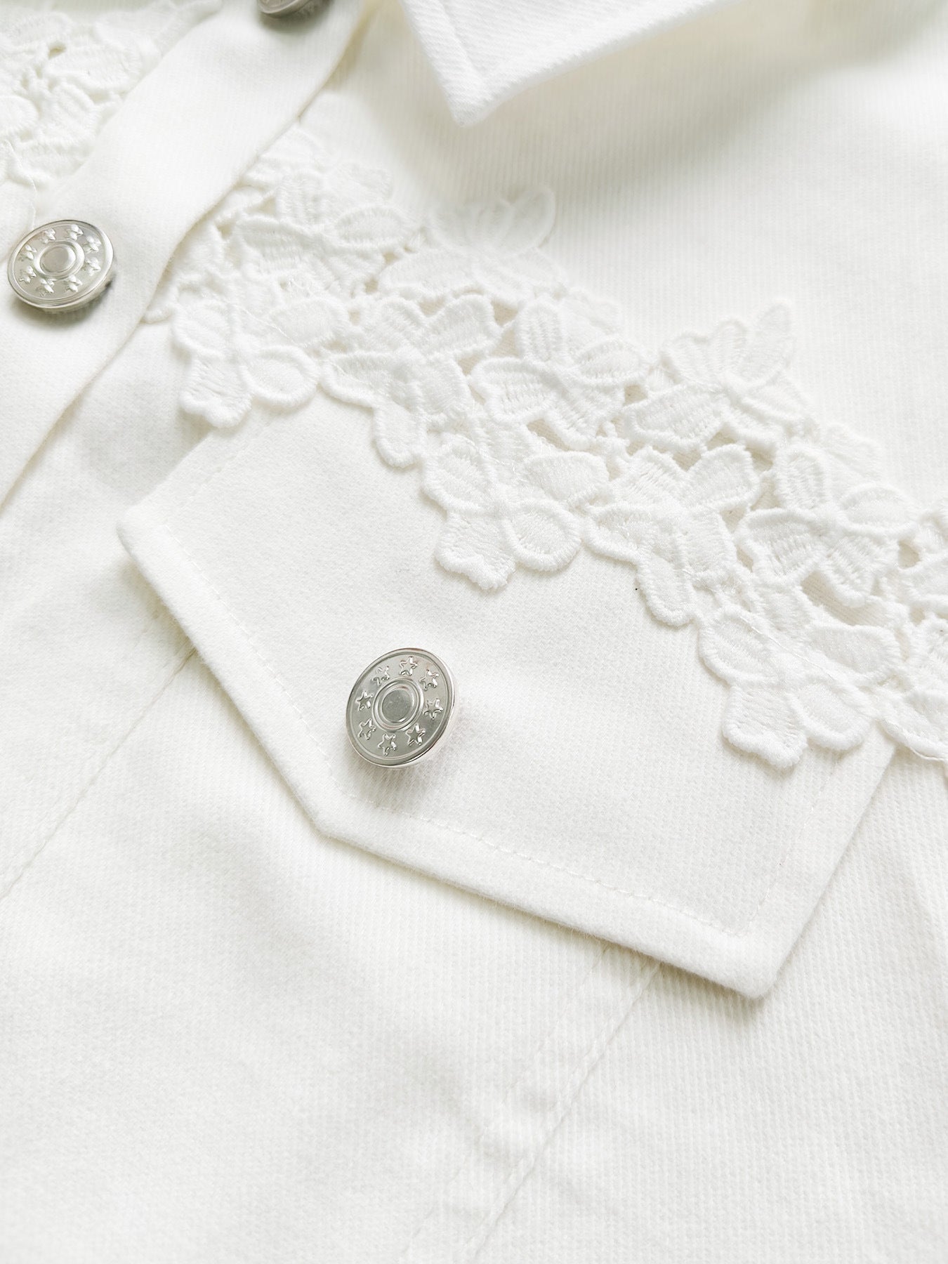 Serena | Giacca con Inserti in Pizzo