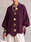 Ortensia | Cardigan Oversize con Bottoni Gioiello