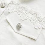 Sunnelace | Giacca con Pannello in Pizzo