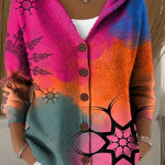 Paloma | Cardigan stampato con cappuccio