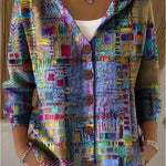Paloma | Cardigan stampato con cappuccio