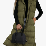 Pia – Gilet lungo trapuntato dalla linea ampia – 1