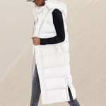 Pia – Gilet lungo trapuntato dalla linea ampia – 10
