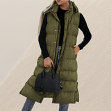 Pia – Gilet lungo trapuntato dalla linea ampia – 2