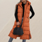 Pia – Gilet lungo trapuntato dalla linea ampia – 4
