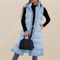 Pia – Gilet lungo trapuntato dalla linea ampia – 6