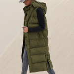 Pia – Gilet lungo trapuntato dalla linea ampia – 7