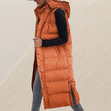 Pia – Gilet lungo trapuntato dalla linea ampia – 9