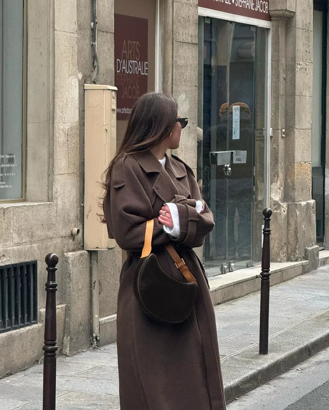 Renata – Trench lungo con revers ampi – 3