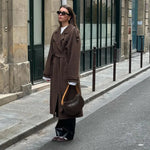 Renata – Trench lungo con revers ampi – 4