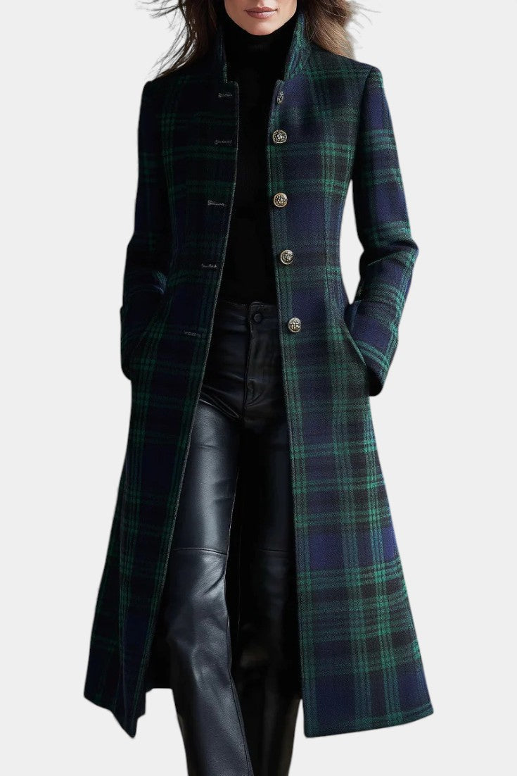 Rossella – Cappotto a quadri blu e verdi – 2