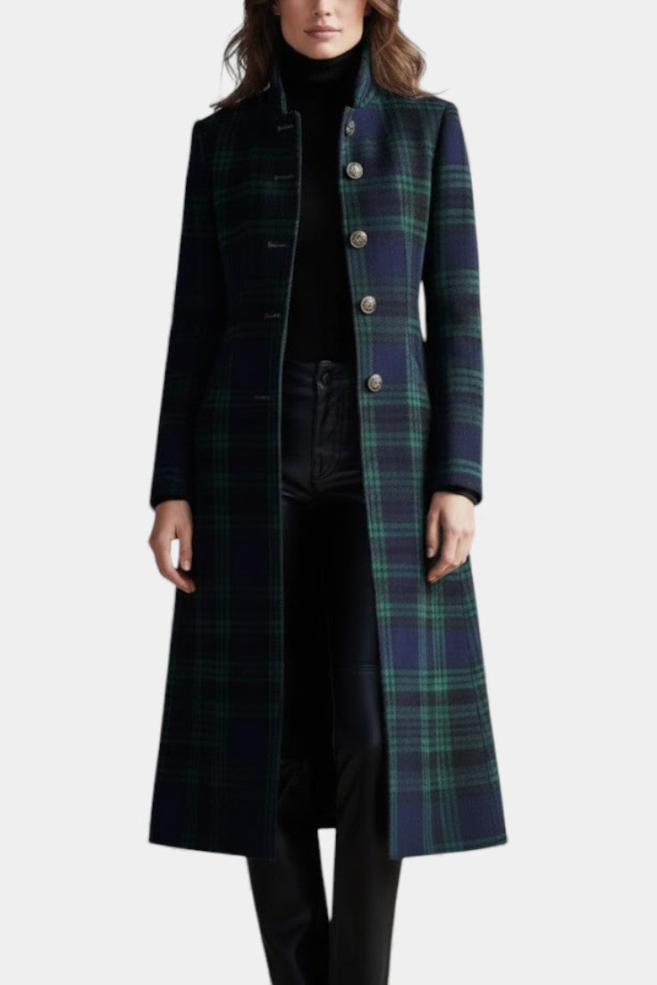 Rossella – Cappotto a quadri blu e verdi – 6