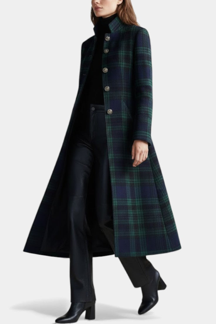 Rossella – Cappotto a quadri blu e verdi – 7