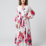 Lillian | Abito Maxi Avvolgente Floreale