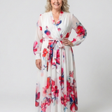 Lillian | Abito Maxi Avvolgente Floreale