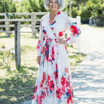 Lillian | Abito Maxi Avvolgente Floreale