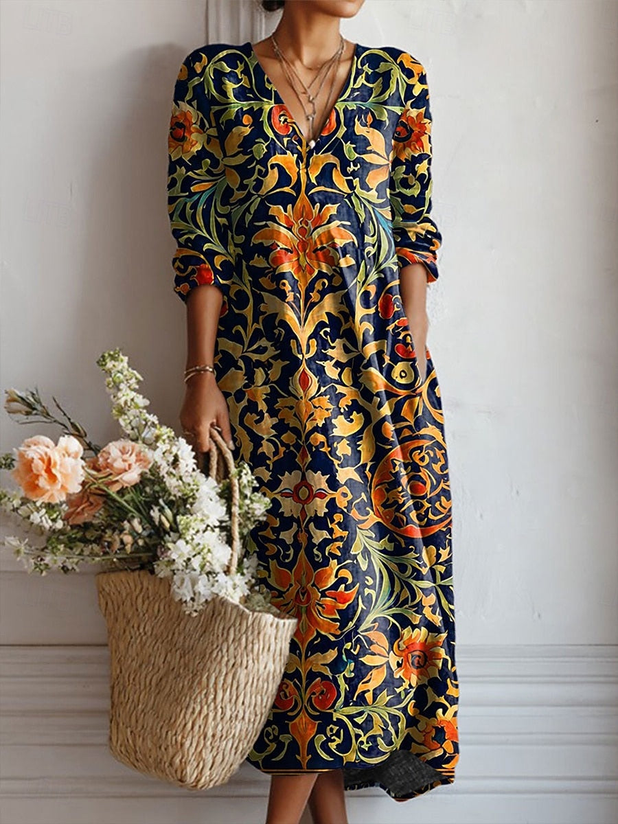 Yana | Abito Boho Comodo da Giorno