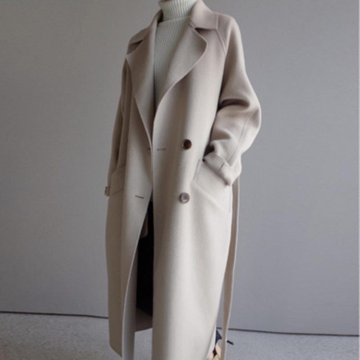 Serena – Cappotto lungo con collo ampio – 1