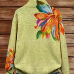 Ophelia | Cardigan Donna Floreale Tropicale con Zip