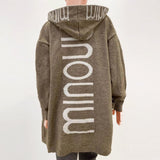 Audrey — Cardigan da donna con cappuccio