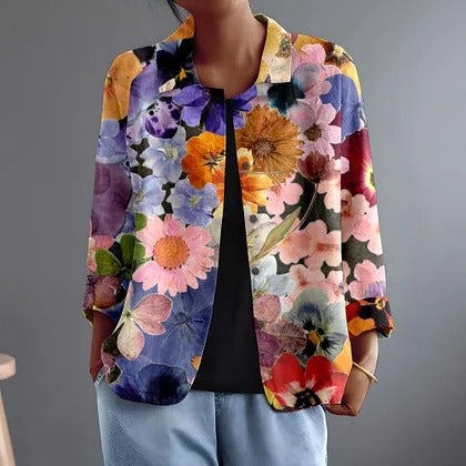 MARGUERITA | CAMICETTA FLOREALE MULTICOLORE