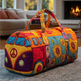 Borsa da viaggio trapuntata SUNFLOWVANA