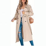 Tiziana – Trench lungo con bottoni e cintura – 3