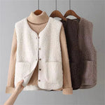 Noemi – Cardigan teddy con bottoni