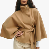 Valentina – Cappotto a mantella con cintura – 1