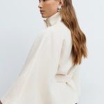 Valentina – Cappotto a mantella con cintura – 10