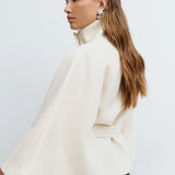 Valentina – Cappotto a mantella con cintura – 10