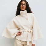 Valentina – Cappotto a mantella con cintura – 2