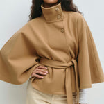 Valentina – Cappotto a mantella con cintura – 4