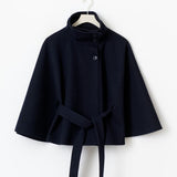 Valentina – Cappotto a mantella con cintura – 8