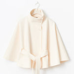 Valentina – Cappotto a mantella con cintura – 9